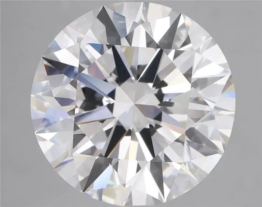 7.41ct Round Natural Diamond (Colour E, Clarity IF, Cut EX, GIA Certified)